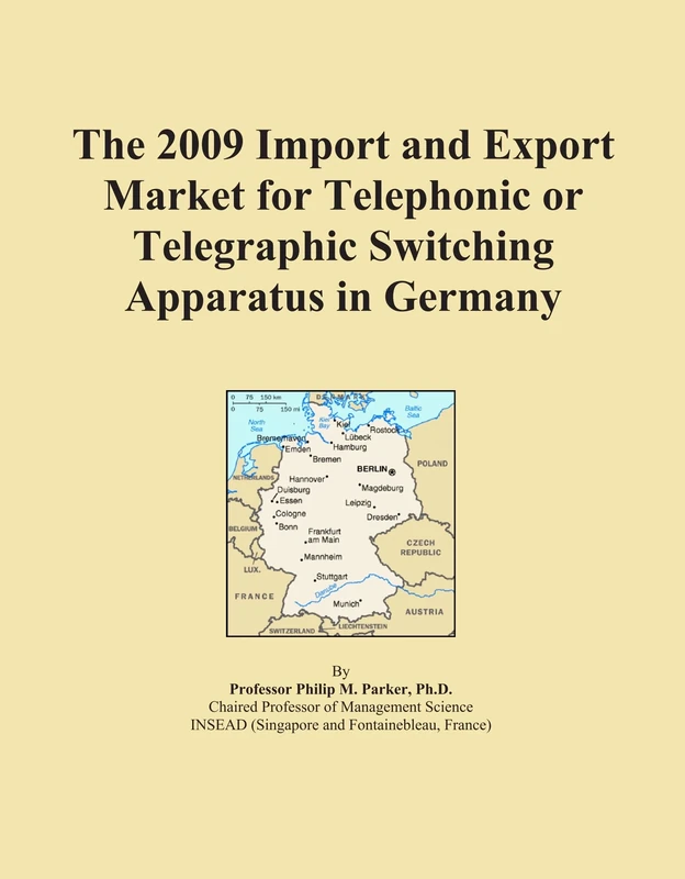 The 2009 Import and Export Market for Telephonic or Telegraphic Switching Apparatus in Germany