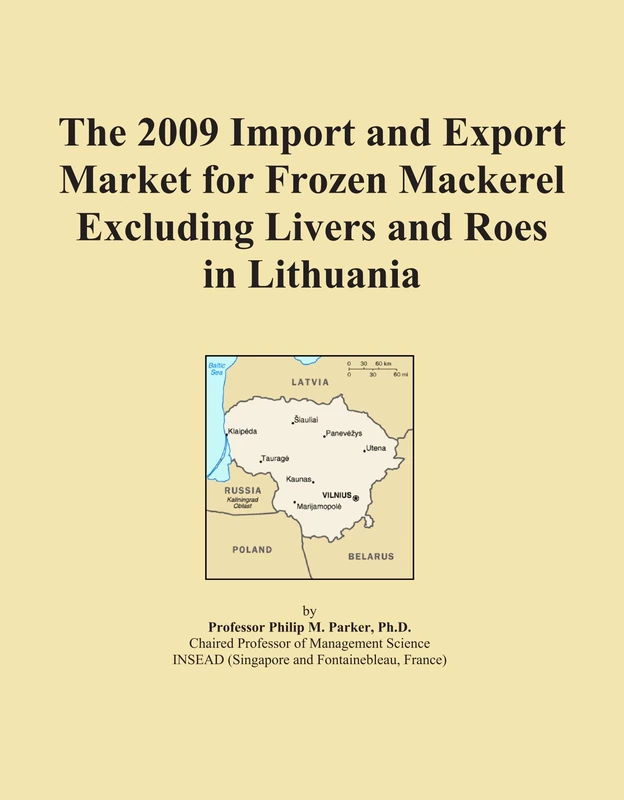The 2009 Import and Export Market for Frozen Mackerel Excluding Livers and Roes in Lithuania