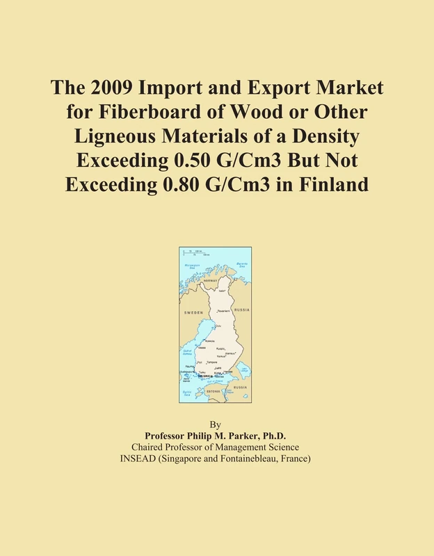 The 2009 Import and Export Market for Fiberboard of Wood or Other Ligneous Materials of a Density Exceeding 0.50 G/Cm3 But Not Exceeding 0.80 G/Cm3 in Finland