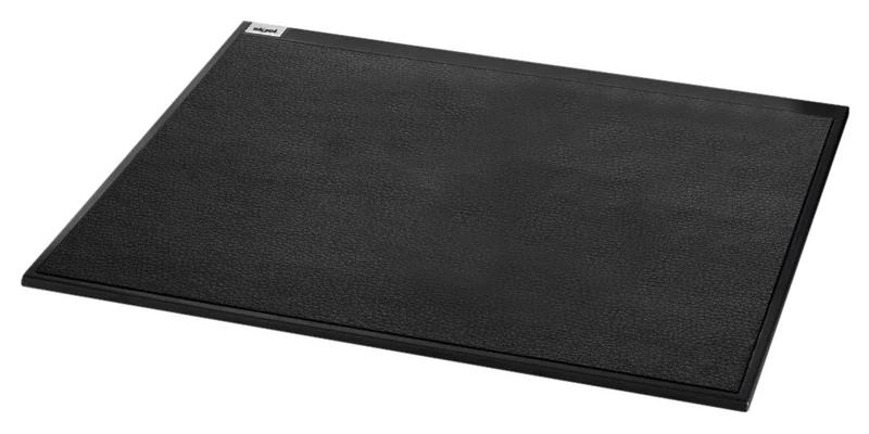 SIGEL SA532 Mouse Pad, imitation leather, 22 x 20 cm, Black