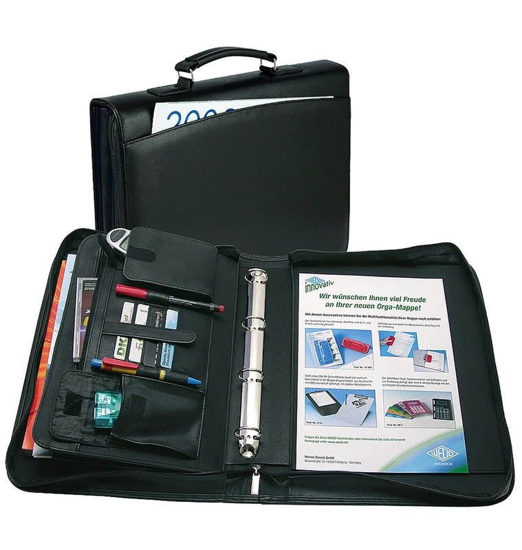 Wedo Document Case and Conference Portfolio - Black