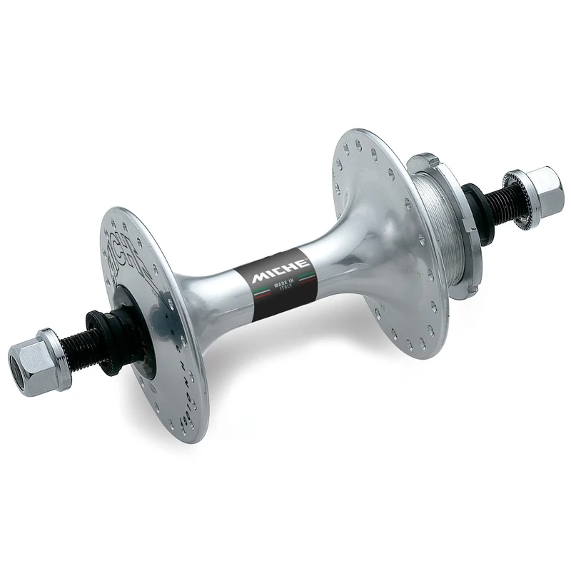 MICHE Primato Pista Track Hubs, Silver, 32H, Fixed - Rear Only - Image 1