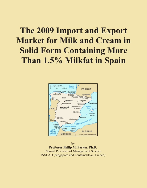 2009 Import Export Market Milk Cream Spain - Trade Analysis