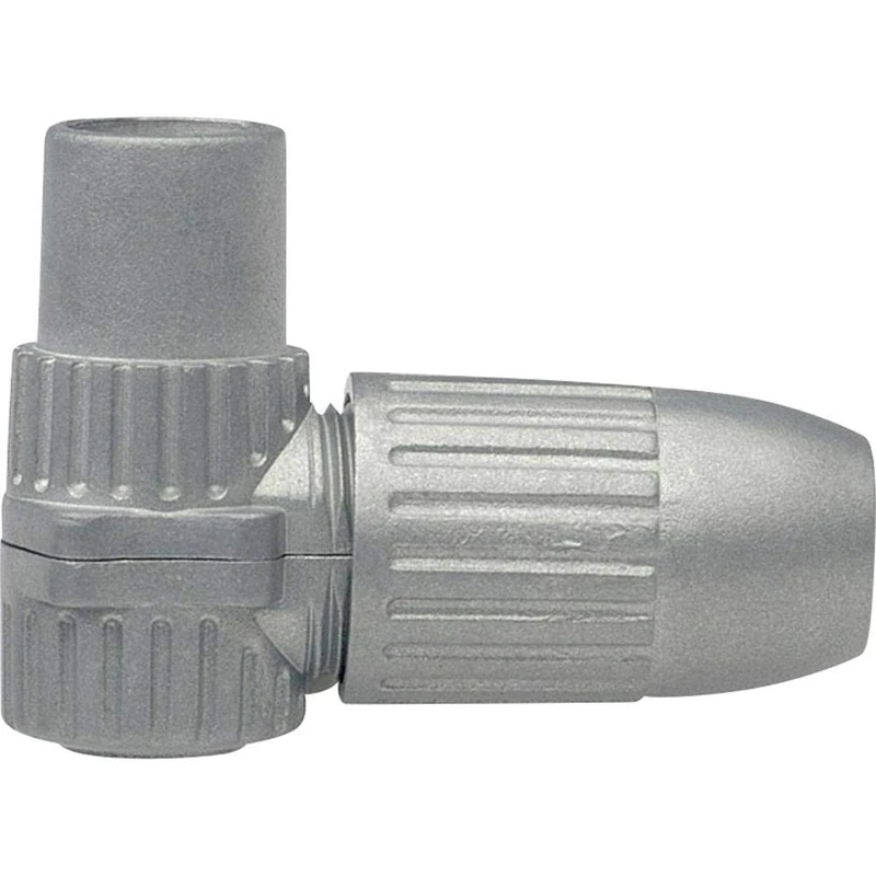 Axing CKK 4-00 Angled, Shielded IEC Connector plug female in Cast-Iron Casing