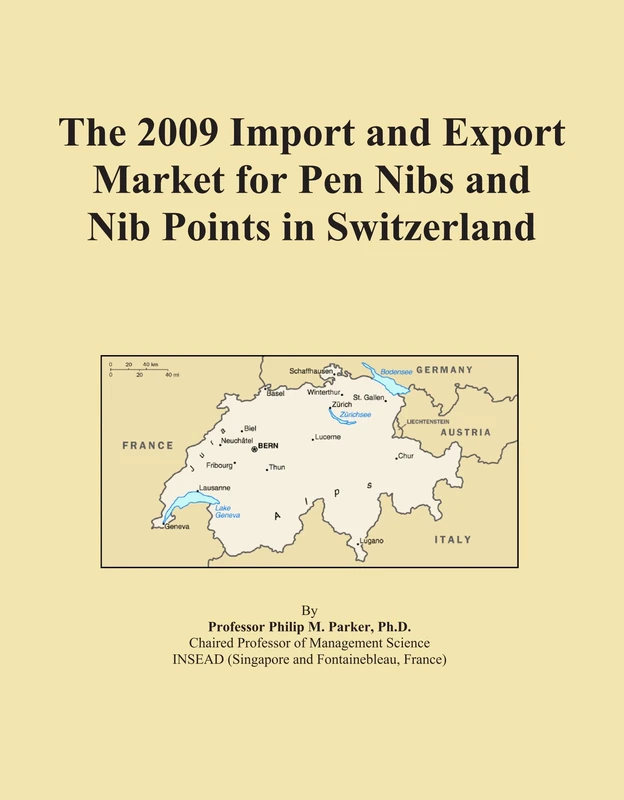 2009 Import Export Market Pen Nibs Switzerland - Economics