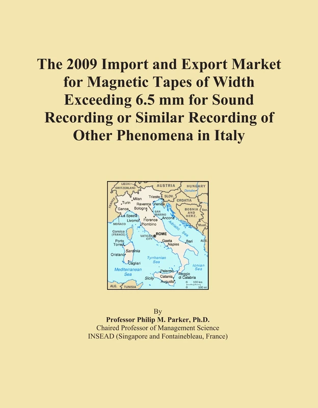2009 Import Export Market Magnetic Tapes Italy - Economics
