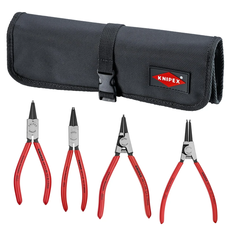 KNIPEX - 9K 00 19 53 US Tools - 4 Piece Circlip Set in Pouch Straight (9K001953US)