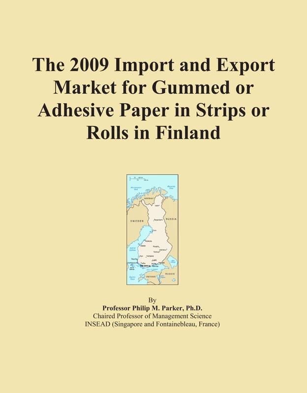 2009 Import Export Market Gummed Adhesive Paper Finland