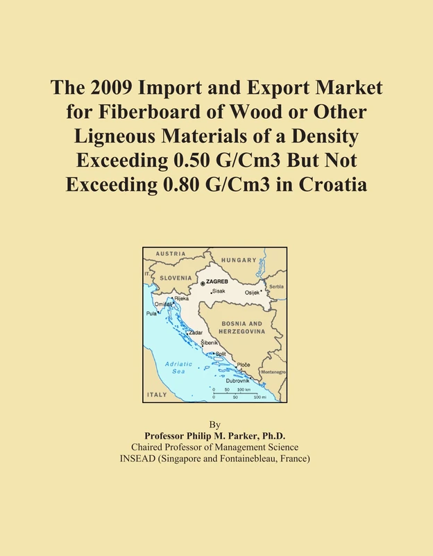 The 2009 Import and Export Market for Fiberboard of Wood or Other Ligneous Materials of a Density Exceeding 0.50 G/Cm3 But Not Exceeding 0.80 G/Cm3 in Croatia