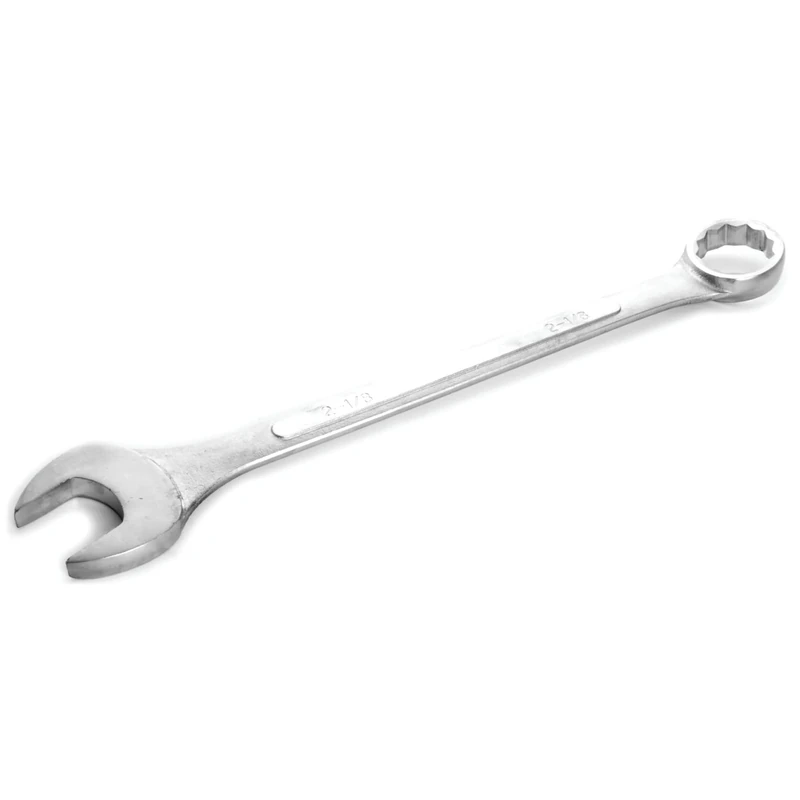 PERFORMANCE TOOL W355B 12-Point Combo Wrench with Satin Chrome Finish 2-3/8-Inch Combo Wrench