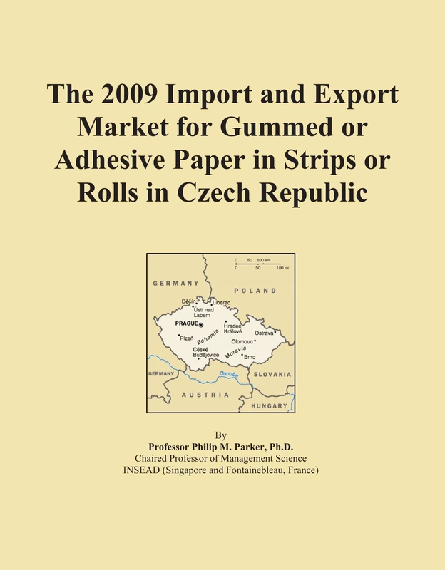 The 2009 Import and Export Market for Gummed or Adhesive Paper in Strips or Rolls in Czech Republic