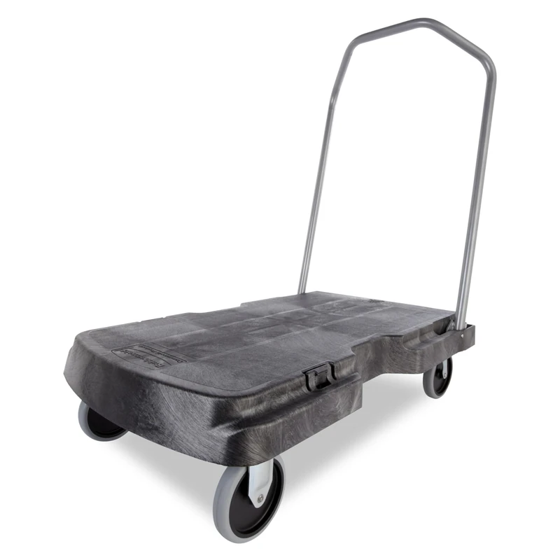 Rubbermaid Commercial Products Triple Trolley with user firendly handle FG440100BLA