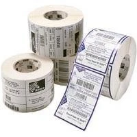 Zebra 1600 Labels Perfo Box of 4, 14.6 Meters, 19 mm, Box of 30
