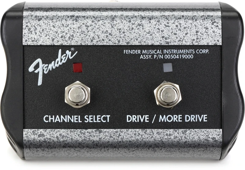 Fender 2-Button 3-Function Footswitch: Channel/Gain/More Gain with 1/4" Jack
