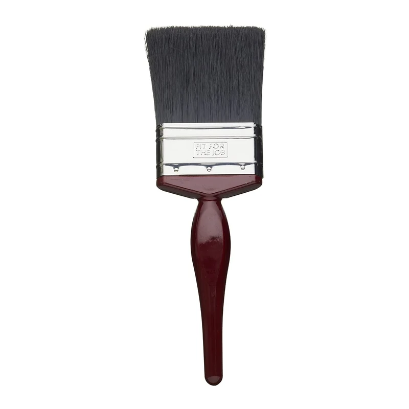 Fit For The Job 3 inch All Purpose Mixed Bristle Paint Brush for a Smooth Finish Painting with Emulsion, Gloss and Satin Paints on Walls, Ceilings, Wood and Metal, 3" 75mm
