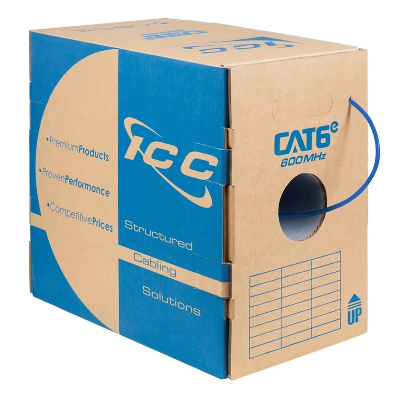 CAT6e CMR PVC Cable Blue - Image 1