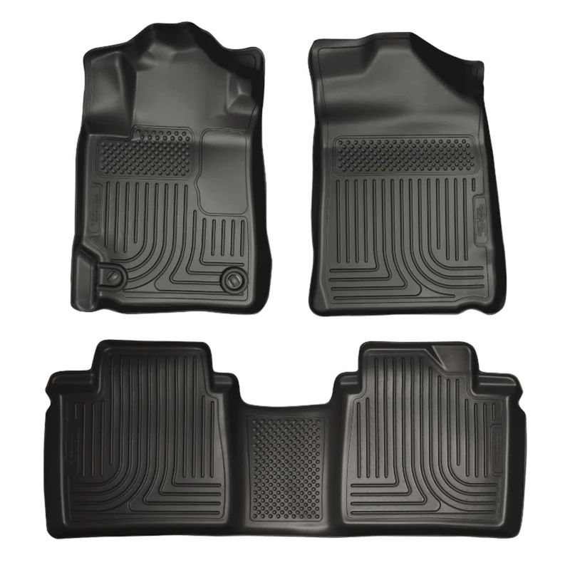Husky Liners Custom Fit Front and Second Seat Floor Liner Set for Select Toyota Camry Models (Black)