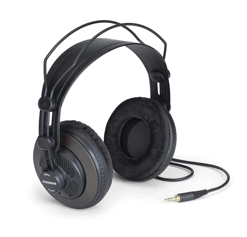 Samson SR850 Traditional Wired Headphones, Black m