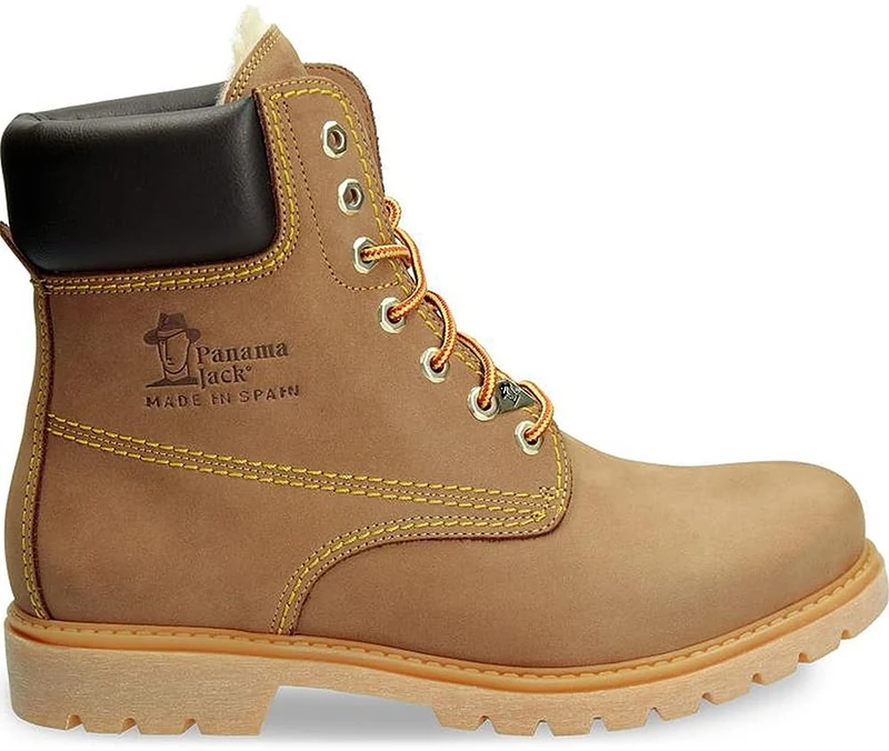 Panama Jack PT100603 Men’s Combat Boots, Beige (Avellana C6), 12 UK