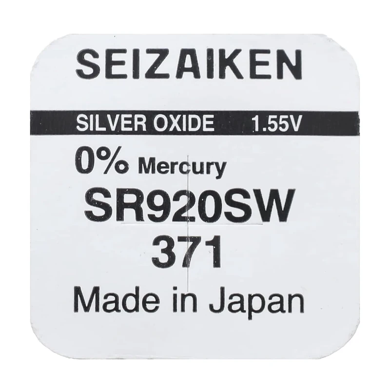 Seiko 371 Watch Battery - Reliable Power for Seiko Timepieces