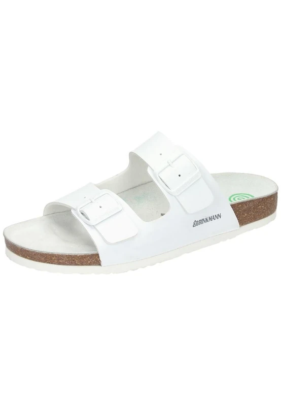 Dr. Brinkmann Bonillo Mules, White, 7 UK