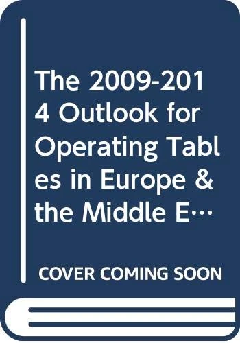 The 2009-2014 Outlook for Operating Tables in Europe & the Middle East