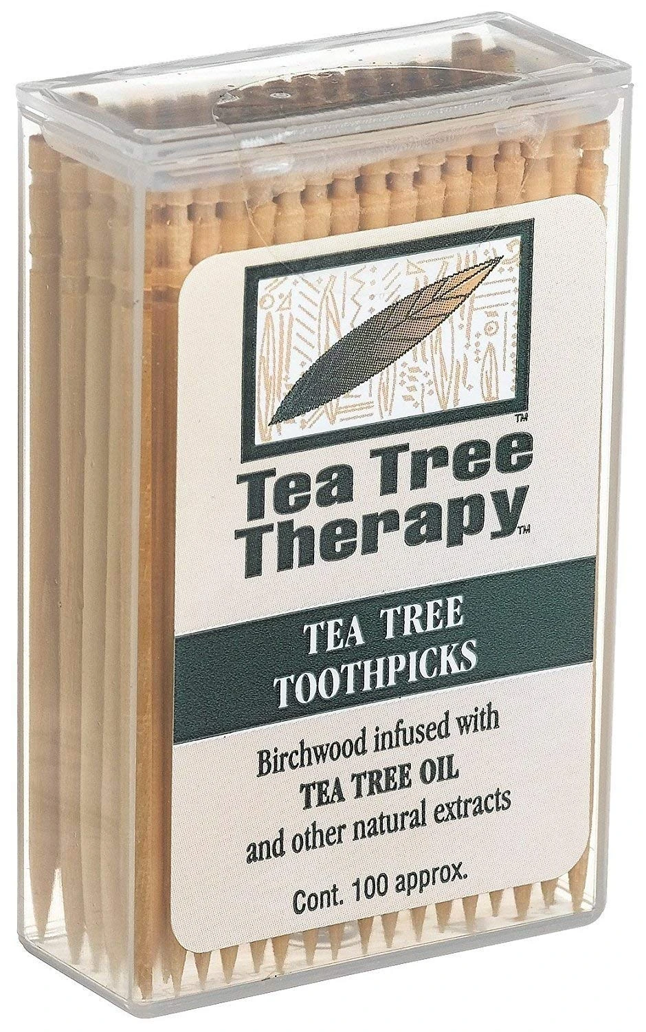 Tea Tree Therapy Mint Toothpicks 100 Ct
