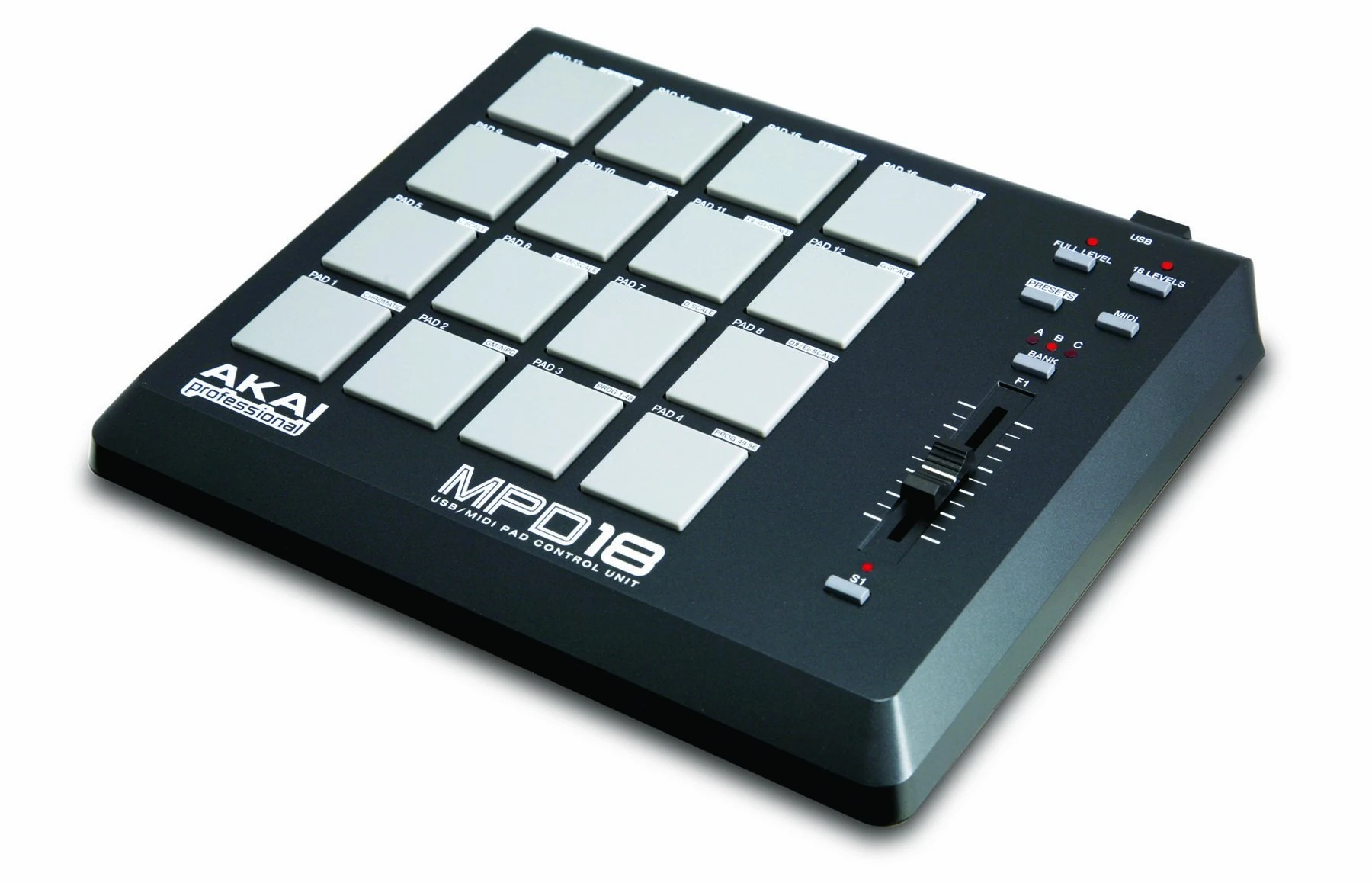 Akai MPD18 pad controller (USB)
