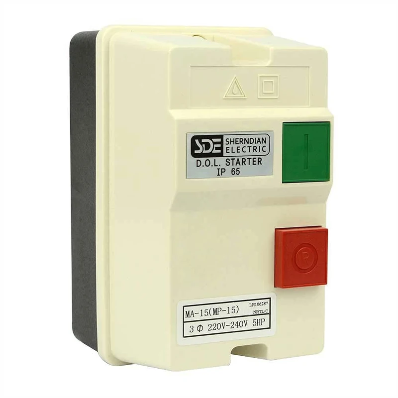 Big Horn 3-Phase, 220-240V, 5HP, 12-18A Magnetic Switch, Relay, Automatic, Solenoid Actuator