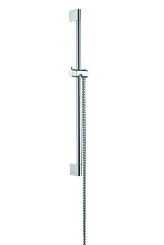 hansgrohe Unica'Crometta shower rail 0.65 m and shower hose, chrome