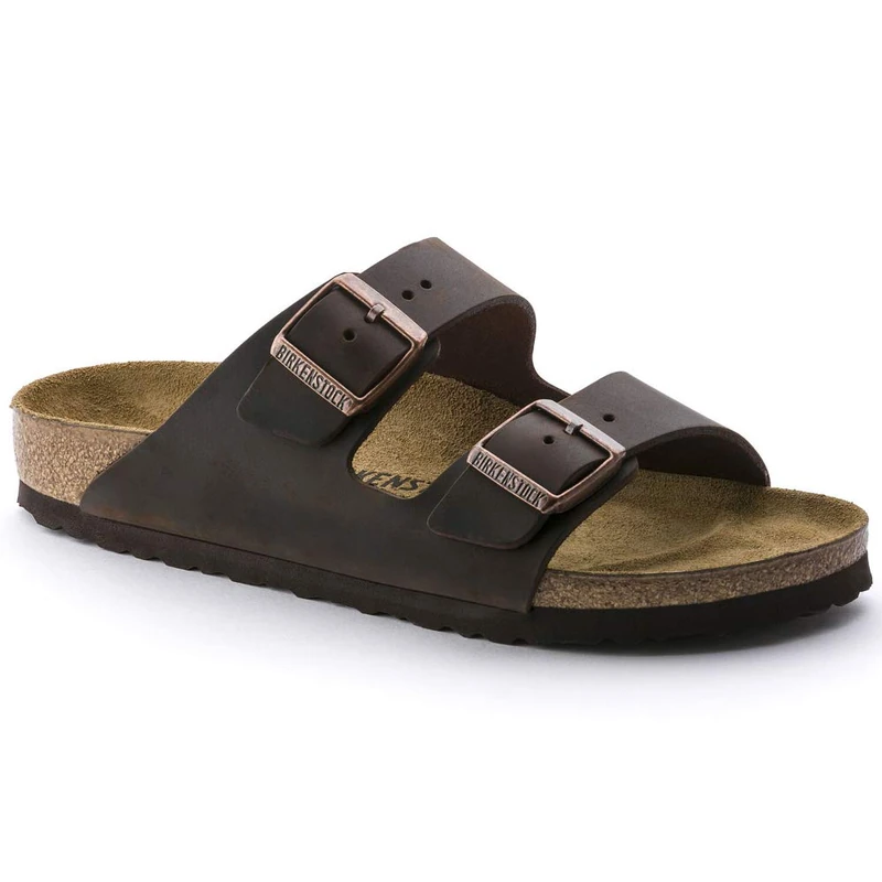 Birkenstock Arizona, Unisex-Adults' Sandals, Brown (HABANA), 10.5 UK Narrow