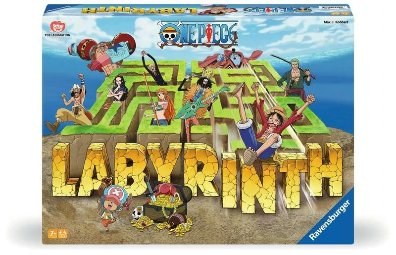 Ravensburger One Piece Labyrinth Board Game - 2-4 Players