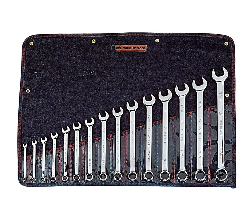 Wright Tool #Wrightgrip 915 15-Piece Full Polish Combination Wrench Set