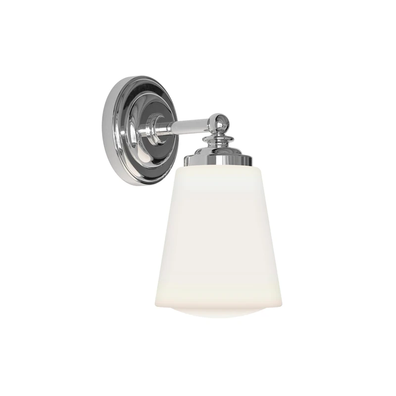Astro Anton Bathroom Wall Light - IP44 Rated - (Polished Chrome), E14/SES Lamp, Designed in Britain - 1106001 - 3 Years Guarantee