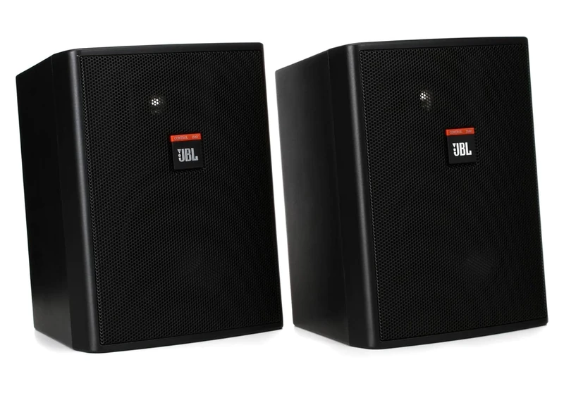 JBL Control 25AV Two-Way 5-1/4 Shielded Indoor/Outdoor Speaker Pair Black 886830472800