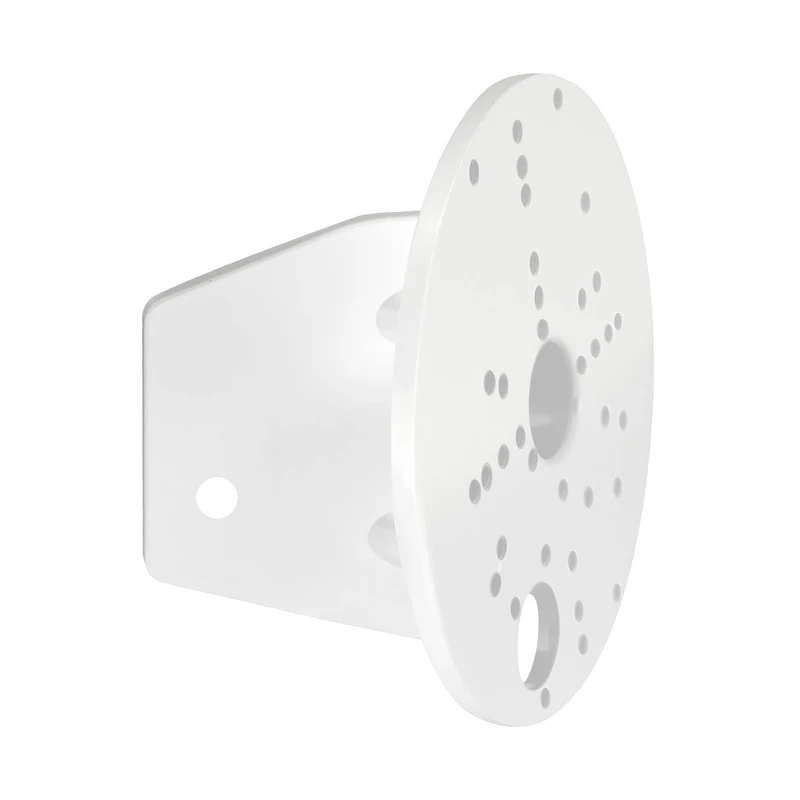 Eglo Outdoor Spotlight Corner Wall Mount, Steel Corner Bracket for Outdoor Lamps, Colour: White, Ø: 11.2 cm (4.4") - Image 1