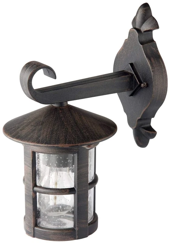 BRILLIANT Jordy Outside Hanging Wall Light Metal/Glass - Image 1