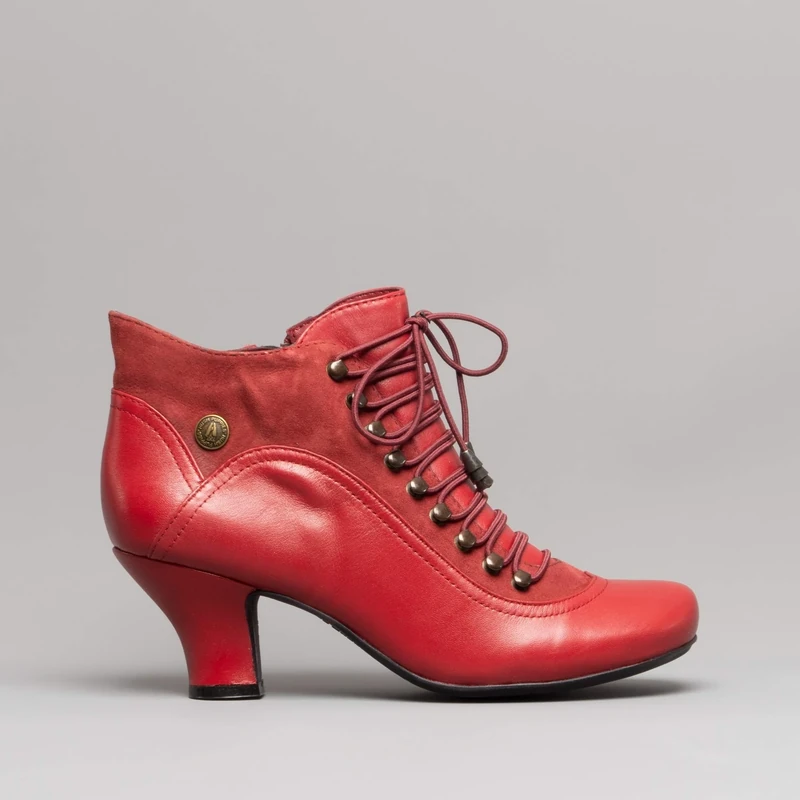 Hush Puppies Women's Vivianna Ankle boots, Red, 7 UK