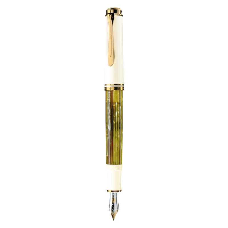 Pelikan Souverän M400 Tortoise Shell Fountain Pen - White