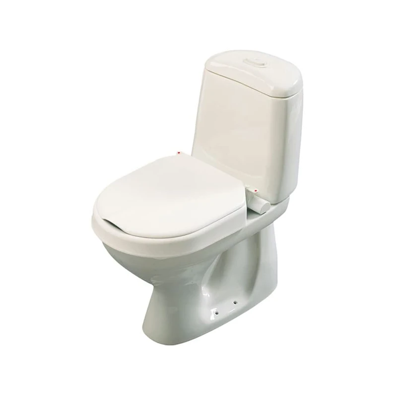 ETAC Hi-Loo Fixed with Lid Raised Toilet Seat - 360 x 390 mm