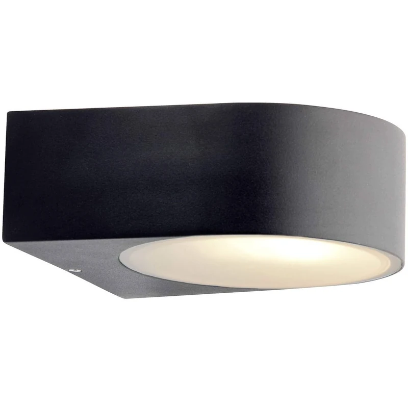 Brilliant AG 96104/06 Outdoor Wall Light, Metal, E27, 60 W, Black