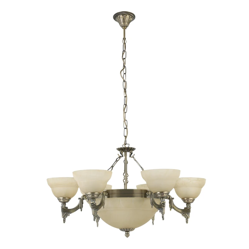 Eglo 85858 Pendant Light, E14, Metal, Brown