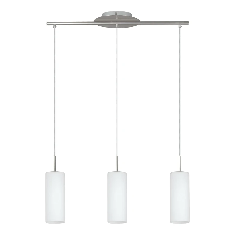 EGLO Pendant Lamp, Steel, E27, 60 W, White , One size