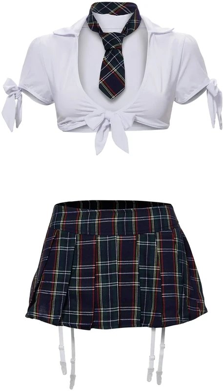 Cottelli Collection Extra Large Multi-Colored School Girl Set