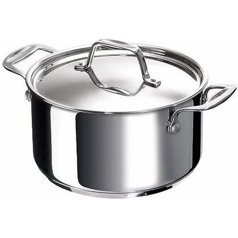 Beka Chef Stainless Steel Casserole with Lid 24 cm