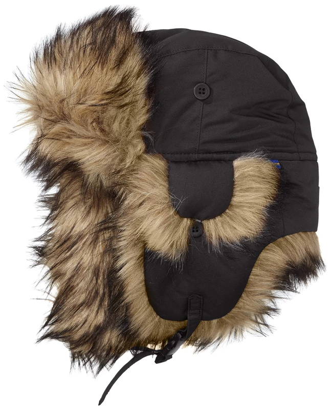 Fjallraven Unisex Nordic Heater Hat, Black, S UK
