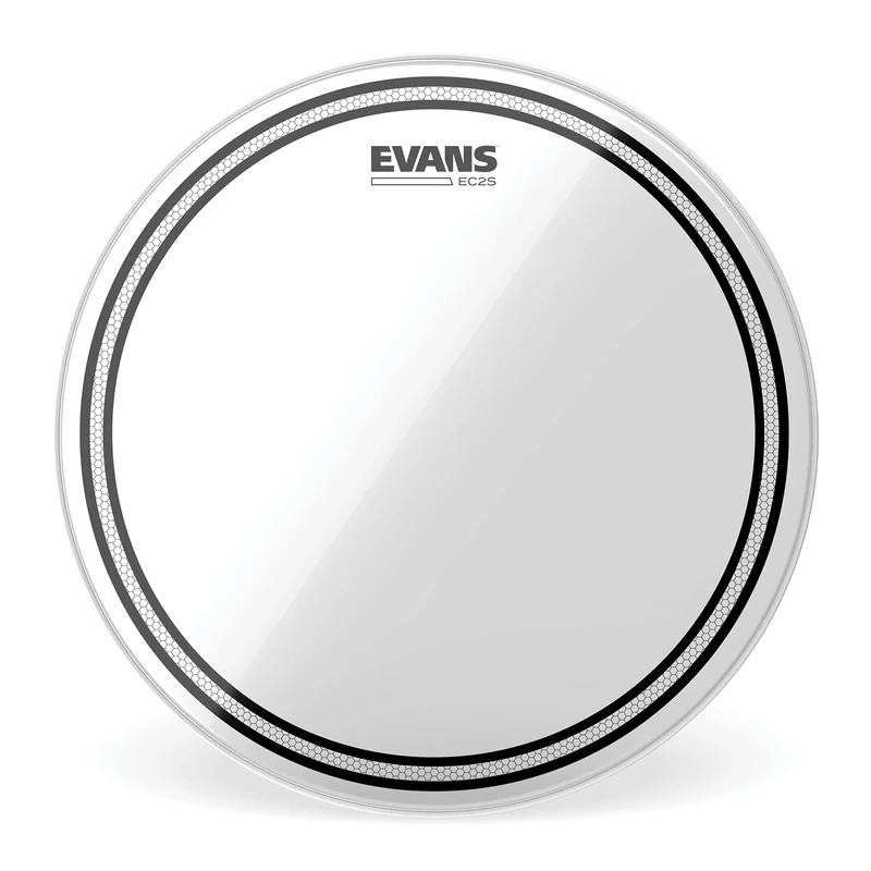 Evans Drum Heads - EC2S Clear Tom Drumhead, 15 Inch