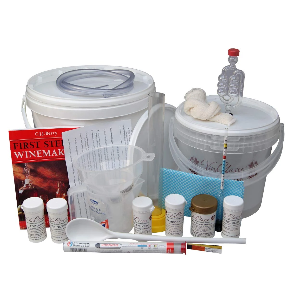 VinClasse Home Wine Making Starter Set - for 5 litres / 1 Gallon of Wine