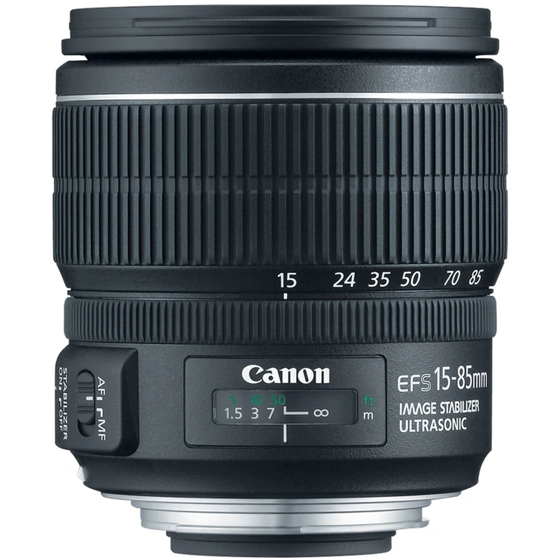 Canon EF-S 15-85 mm f/3.5-5.6 IS USM Lens - Black