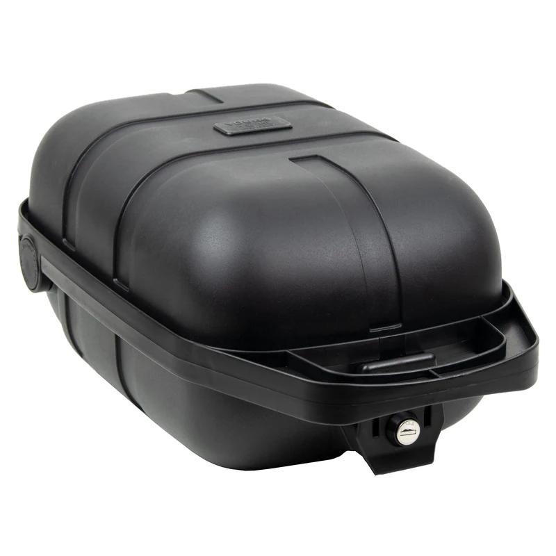 Pletscher Easyfix Hardshell Case Pannier Rack Box, Black, 12 Litre